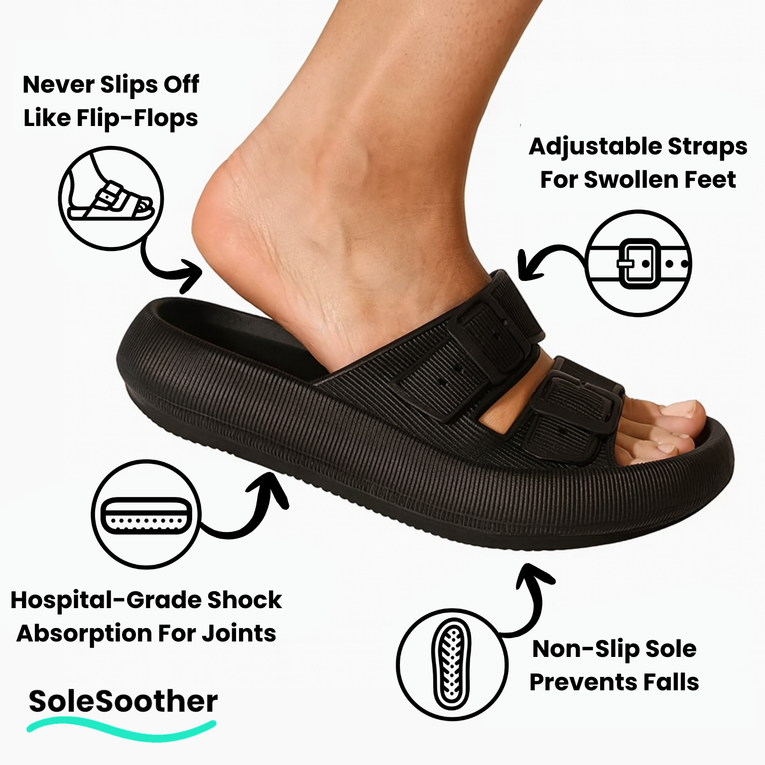 The Only Sandals That Fit Swollen Feet All Day